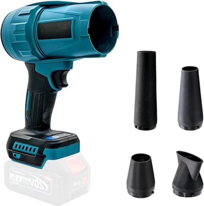 Draagbare Luchtblazer - Stofblazer Blazer - Auto Reinigen - Krachtige Turbo Jet - 12 kg - Blauw