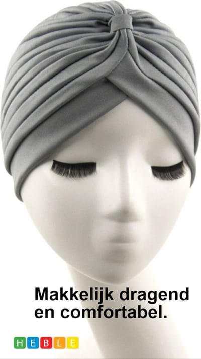 *** Hoofddeksel Head Wrap Chemo Muts - Hijab - Tulband - Muts - Chemo - van Heble®***