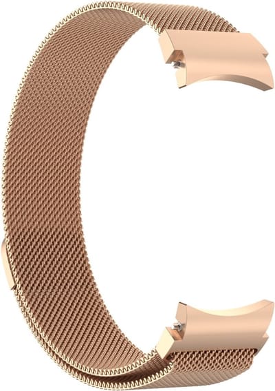 Milanees bandje - geschikt voor Samsung Galaxy Watch 7 / Watch FE / Watch 6 / Watch 6 Classic / Watch 5 / Watch 5 Pro / Watch 4 / Watch 4 Classic - rosegoud