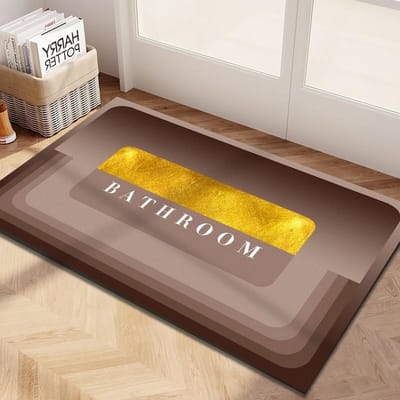 Diatomeeënaarde Mat Entree Mat Slaapkamer Deurmat Badkamer Mat Antislip Mat Huishoudelijk Toilet Absorberend Tapijt 40*60CM