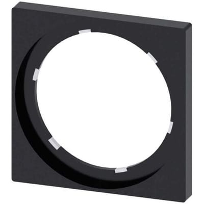 Siemens 3SU1900-0AX10-0AA0 3SU19000AX100AA0 Dubbel frame Vierkant (l x b x h) 29.8 x 29.8 x 29.8 mm Zonder opdruk Zwart 10 stuk(s) Piece