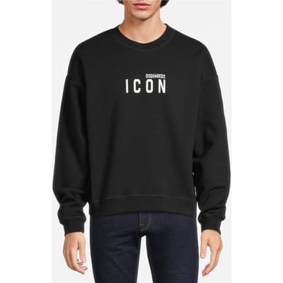 Dsquared2 Sweatshirt Black Maat: S | Sweaters Outlet | Heren | Zwart