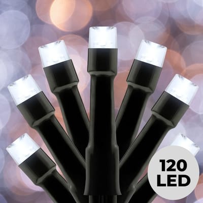 Lomera Kerstboomverlichting - Kerstverlichting - Kerstlampjes Buiten - LED Lichtsnoer - 120 LED Lampjes - Wit Licht - Lichtfuncties - Geheugen - Timer Functie - 9 Meter Lengte - Ip44 - Energiebesparend - Binnen en Buiten - Ijswit Licht