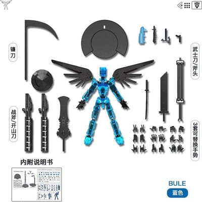 Dummy 13 Actiefiguur Titan Multi-articulaire Robot Speelgoed 3D Printer Beweegbaar Anime Figuur Stressverlichting Decompressie Speelgoed Voor Jongen