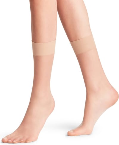 FALKE Shelina eenkleurig materiaal transparant 12 DEN sokken dames transparant - maat 35-38