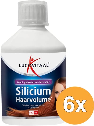 6x Lucovitaal Silicium Haarvolume (500 ml)