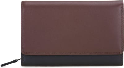 Mywalit Lederen portefeuille 15 cm - Dames - Horizontaal - cacao
