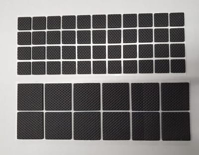 BS - Anti Krasvilt - Vinyl - Krasrubber - 56 Delig Zwart