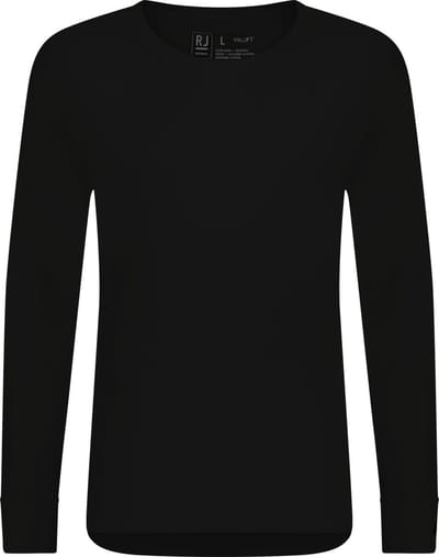 RJ Thermo Mayrhofen Heren Shirt Lange Mouw O-Neck Zwart S