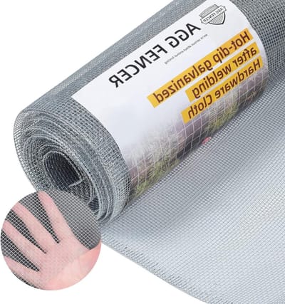 36" x 10ft Hekwerk Gaas voor Kippenhok en Tuin, Gecoat Geperforeerd Metaal voor Dierenbescherming en Tuinprojecten, Duurzaam en Weerbestendig Fencing Mesh