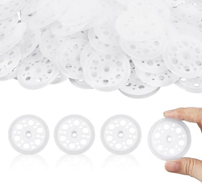 Allecto Plus - 200 stuks kunststof sluitringen 45 mm voor isolatieplaten - Duurzame ondersteuning en bevestiging - Schuimrubber isolatie accessoires​.