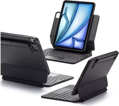 ESR Toetsenbord Hoes Geschikt voor iPad Air 11 (2024/2025/2026) / Air 10.9 (2022/2020) / Pro 11 (2022/2021/2020/2018) - Rebound Magnetic Keyboard Case 360 - Book Case Sleep/Wake - Trackpad - Zwart