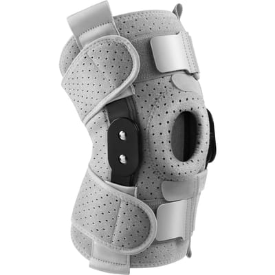 Scharnierende Kniebrace Met Zijdelingse Stabilisatoren Patella Gelkussentjes Voor Mannen Vrouwen Kniepijn Verlichting Meniscus Scheur ACL MCL Blessure Herstel Ondersteuning M