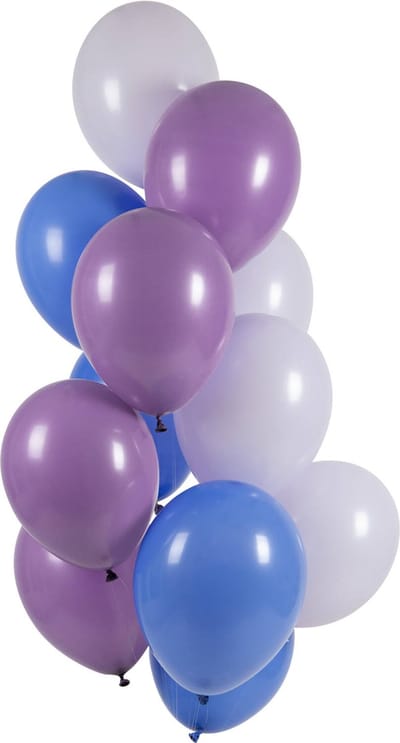 Folat - Ballonnen blueberry dream (12 stuks - 33 cm)