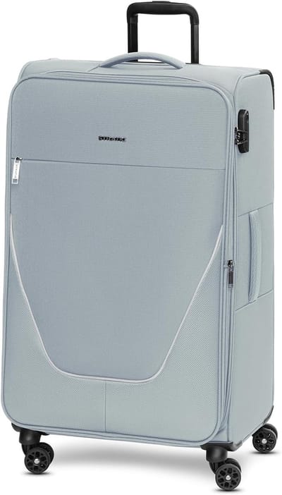 Reiskoffer - Zachte bagage - Lange reizen - Uitbreidbaar volume - 76 cm - Grijs