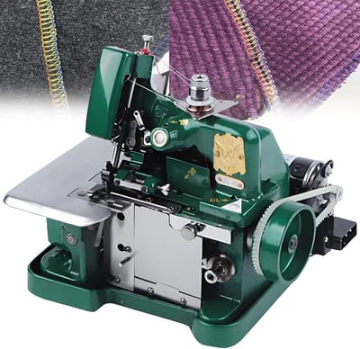 Overlockmachine - Naaimachine Zomen - Professioneel Naaiwerk - 3000 Steken Per Minuut - 255x210x270 mm - Groen