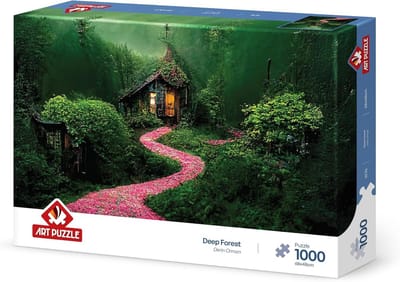 Puzzel van 1000 stukjes: Mysterieus Diep Bos voor Volwassenen en Tieners