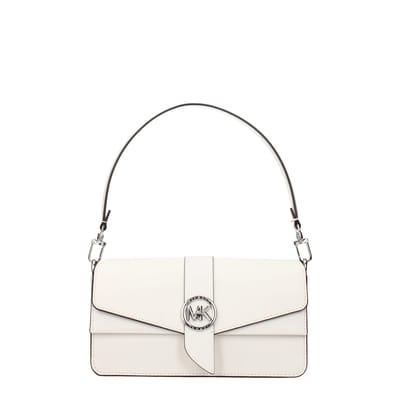 Michael Kors Witte Leren Handtas