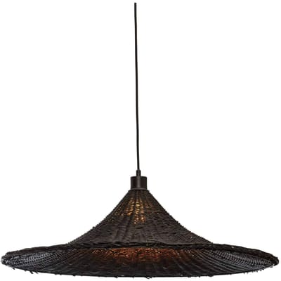 Good&Mojo Hanglamp Borabora – Ø70cm – Rotan – Zwart