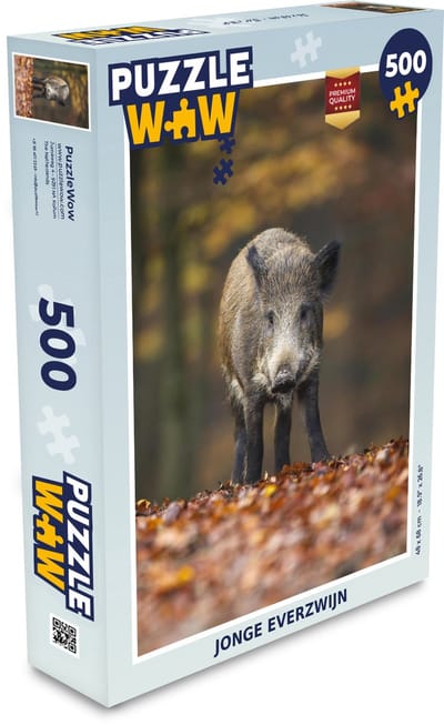 Puzzel Wild dier - Bos - Herfst - Legpuzzel - Puzzel 500 stukjes