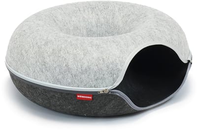 BioBedding – Donut Duo Color Edition XL – Kattenmand – Duo‑kleur vilt – Ø 60 – 1 opening