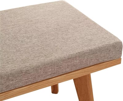 Bankkussen - Zitkussen Tuinbank - Comfortabel Zitten - Afneembare Hoes - Diverse Maten - Beige