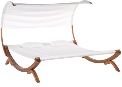 TERAMO - Strandstoel - Gebroken wit - Polyester