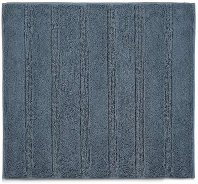 Badmat, 65 x 55 cm, Katoen, Rook Blauw - Kela | Megan