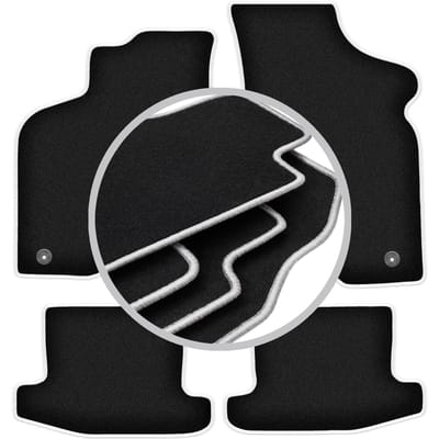 CARLUX-SILVER automatten voor: Volkswagen Lupo hatchback (1997-2005)