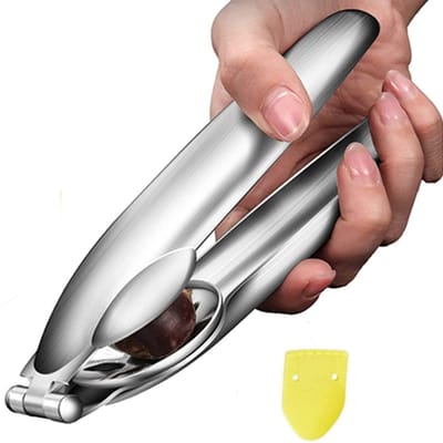 BRENZOOS- Kastanjesnijder Roestvrij Staal - Notenkraker - Kastanjeclip - Antislip Handvat - Duurzaam - 17,5 x 5 cm