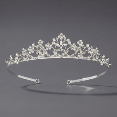 Kroon voor dames-Prinsessenkroon-Diadeem-Kroon-Strass-Elegant en Duurzaam - Geschikt voor Verschillende Gelegenheden-Haarsieraad-Stijl 3
