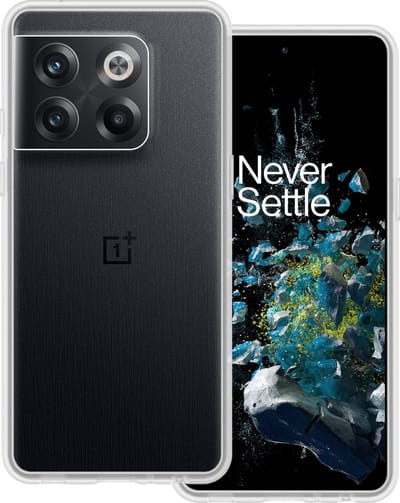 Hoesje Geschikt voor OnePlus 10T - Sterk & Shockproof - Hoes Cover - Siliconen Case - Transparant