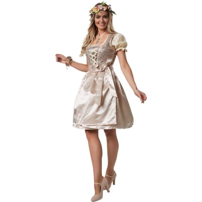dressforfun - Mini-Dirndl Burgau model 2 XXL - verkleedkleding kostuum halloween verkleden feestkleding carnavalskleding carnaval feestkledij partykleding - 304684