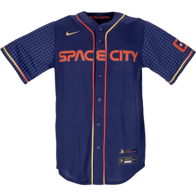 Honkbaljack voor heren Mlb officiele replica Jersey City Connect Houast originele teamkleuren