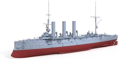 Modelbouwkit Scheepsmodel - Militaire boot - Hobby en decoratie - 3D Hars print - 1/350 schaal - Ongeschilderd
