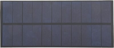 Draagbaar Zonnepaneel - Compacte Lader - Kamperen Buiten - Hoge Efficiëntie - 20x17 cm - Zwart