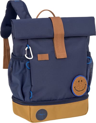 Lässig rugzak voor kinderen Mini Rolltop Backpack - Little Gang navy
