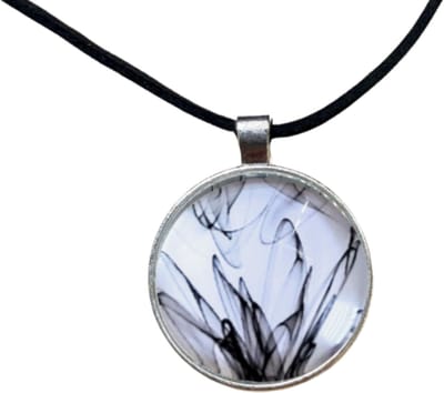 Ketting Cadi verstelbaar zwart wit - Charme Bijoux