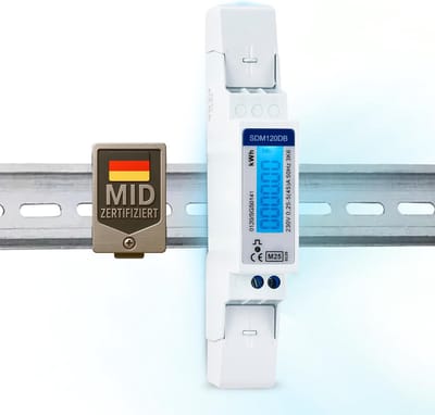 Modbus Eenfasige Elektrische Energiemeter - Compacte kWh-Meter met Pulsuitgang