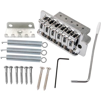 Elektrische gitaar Swing Tremolo Bridge ST Tremolo-systeem zilver