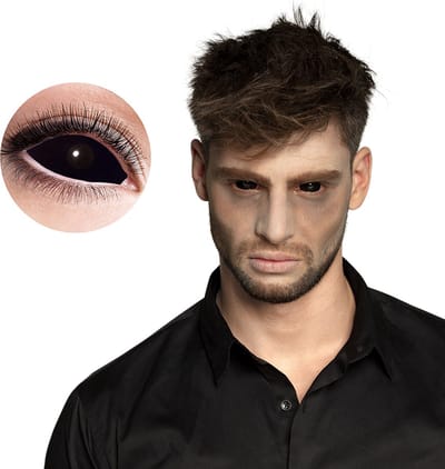 Boland - Paar 6-maandslenzen sclera Ondode - Volwassenen - Halloween en Horror - Halloween contactlenzen - Horror