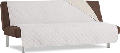 Belmarti Duo Click Clack bankbeschermer - 120 cm - Ivoor