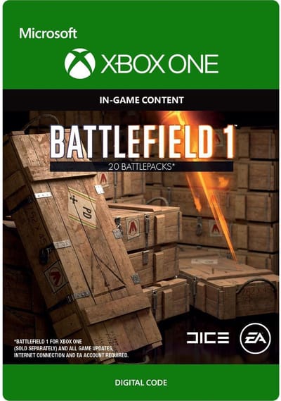 Battlefield 1: Battlepack X 20 - Niet beschikbaar in Belgie
