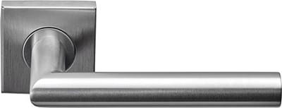 Formani Basics LB2-19BSQR53 Deurkruk Geveerd Op Vierkant Rozet Mat RVS