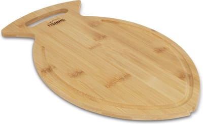 FC's Snijplank in Visvorm - Bamboe - Luxe Borrelplank van Hout - Hapjesplank - Tapasplank - Serveerplank