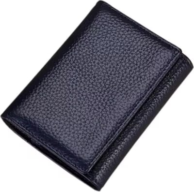 Leerella - pasjeshouder - geschikt voor 10 pasjes - voor dames en heren - creditcardhouder - blauw