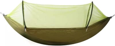 Outdoor Hangmat - Reisstoel - Kamperen en Reizen - Anti-omrol Ontwerp - 260 x 140cm - Groen