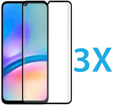 Volledige dekking Screenprotector Glas - Tempered Glass Screen Protector Geschikt voor: Samsung Galaxy A16 - 3x