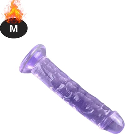 Nivard Dildo - Anaal - Met Zuignap - Siliconen - Sex Toys - Voor Mannen & Vrouwen - Voor Koppels - Couples - Paars - M
