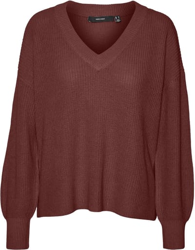 VERO MODA - VMZIA LS V-NECK PULLOVER BOO - Dames - Gebreide truien